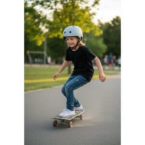 Bell Ollie Bike and Skate Helmet for Child Youth, Matte Blue, Youth 8+ (54-58mm)